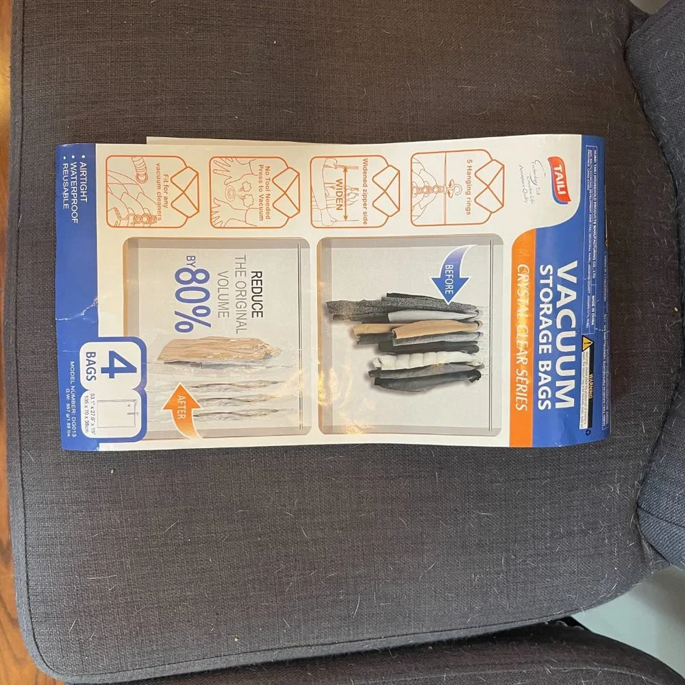 Vacuum Storage Bags - 4 Tall